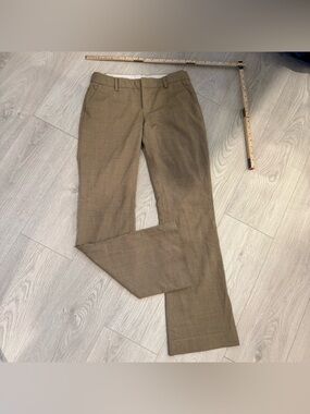 The gap brand boot cut flair Dress Pants in Light Brown plaid